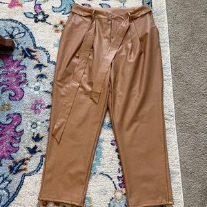 Express new faux leather pants!